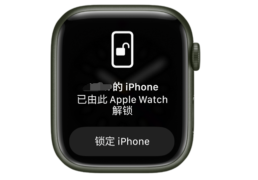 抚远苹果手机维修分享用 AppleWatch 解锁配备面容 ID 的 iPhone方法 