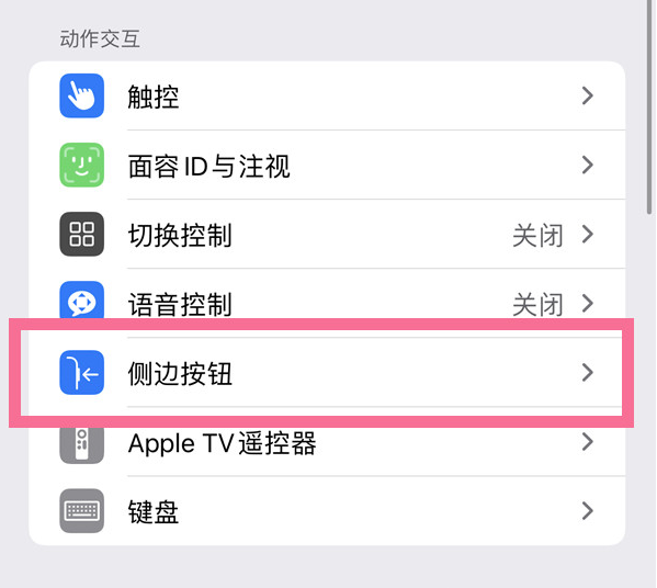 抚远苹果14维修店分享iPhone14 Plus侧键双击下载功能关闭方法 