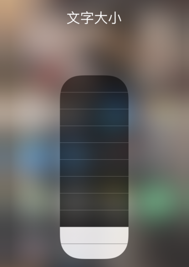 抚远苹果手机维修分享小技巧：在 iPhone 控制中心快速调节字体大小 